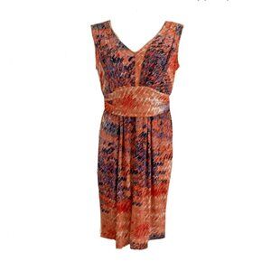 Simply Vera Vera Wang Sleeveless Abstract Print Mini Dress